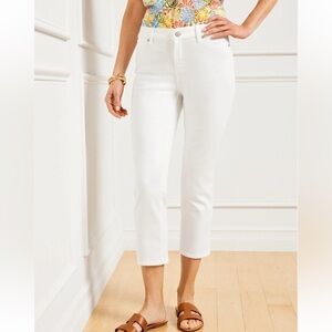 Talbots slim crop signature jeans 4p